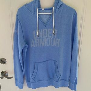 Under Armour Sky Blue Hooded Pullover Sweatshirt